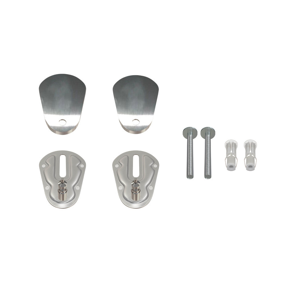 Stainless Steel Toilet Seat Hardware Kit - Durable & Rust-Proof Hinges & Bolts for Easy Installation - Perfect for Bathroom Renovation & Home Improvement Projects