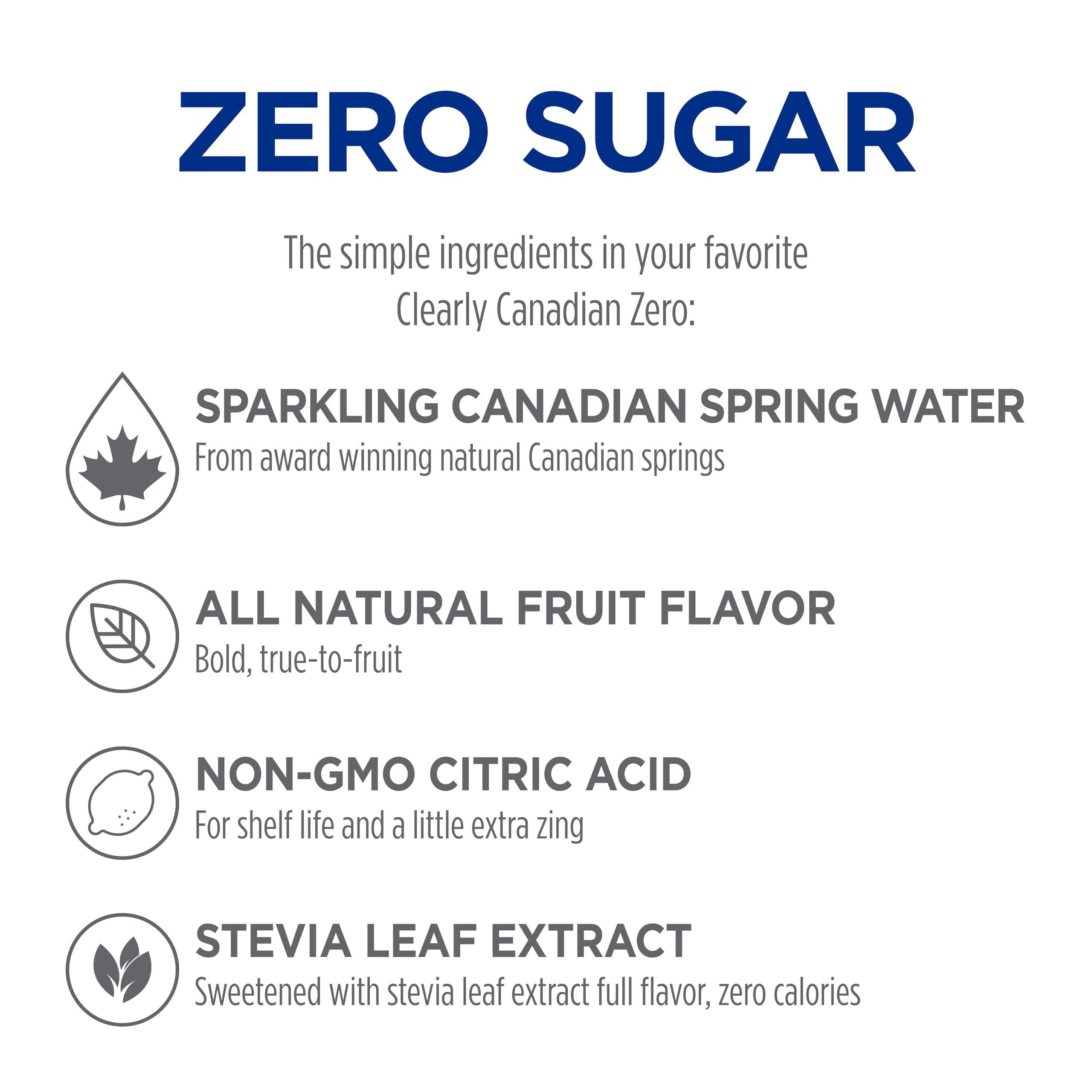 Clearly Canadian Zero Sugar Sparkling Water - Fresh Cherry Flavor, Zero Calories, 24 Cans (12 fl oz Each) | Refreshing Beverage for Parties, Picnics & Healthy Hydration