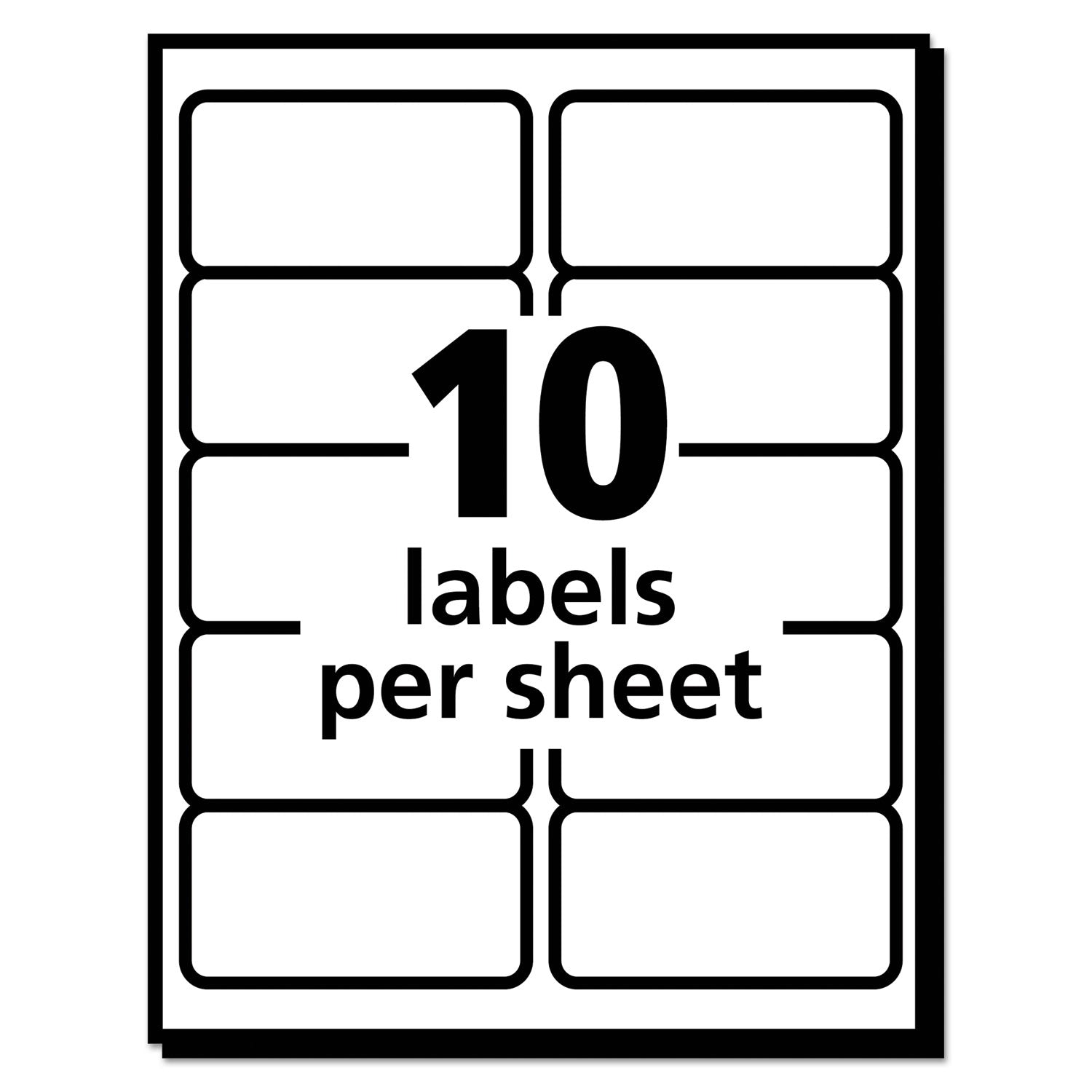 Avery® EcoFriendly Mailing Labels 2