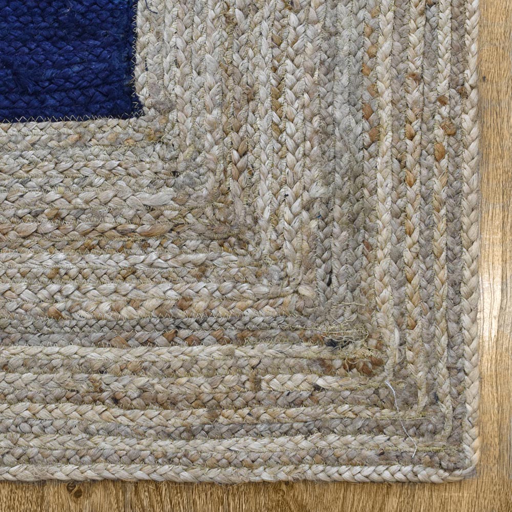 Handwoven Jute Braided Rug - Natural Fiber Floor Mat for Living Room, Bedroom & Boho Home Decor - Eco-Friendly & Durable 5x8 Area Rug