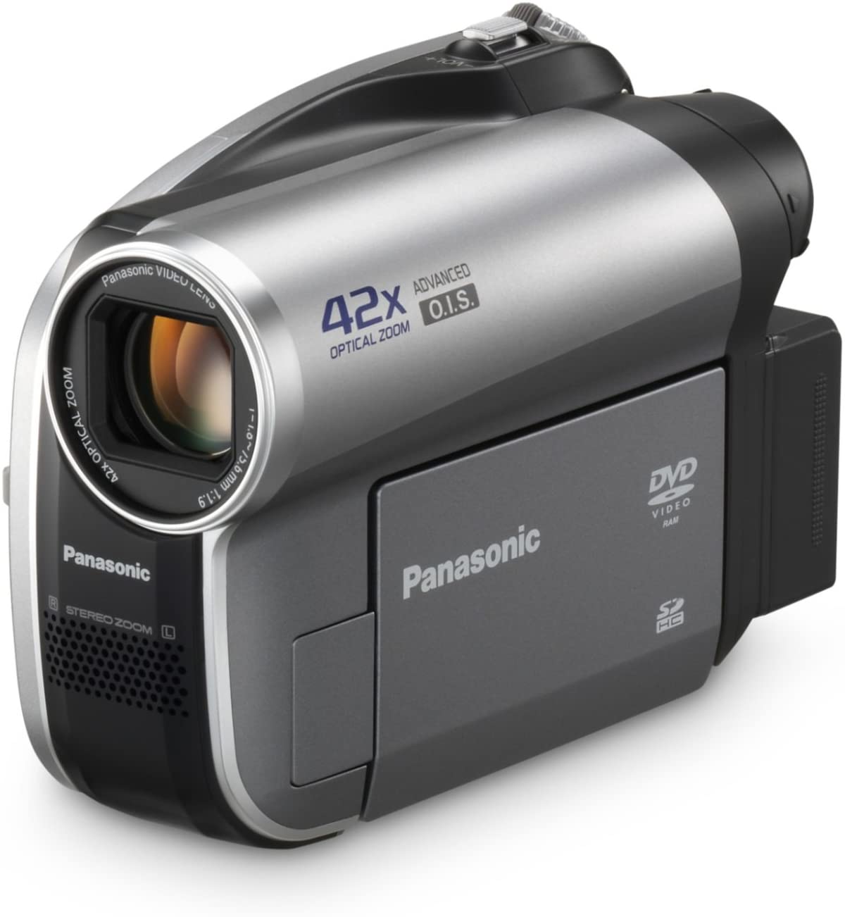Panasonic VDR D50 DVD Camcorder with 42x Optical Zoom & Image Stabilization - Perfect for Home Videos, Travel Recording & Event Filming