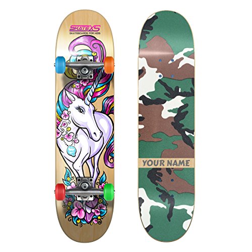 Camo Grip Tape / Multi-Color Wheels