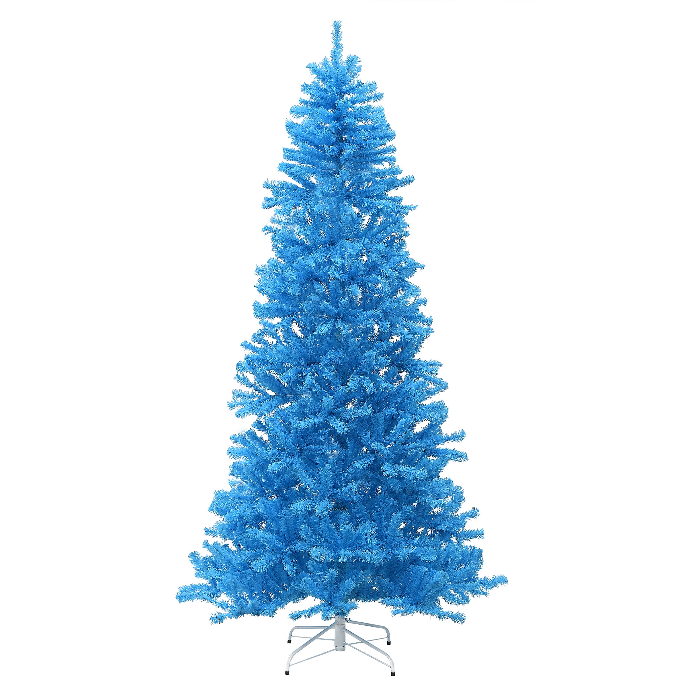7.5 ft Artificial Blue Christmas Tree - Premium Holiday Decor for Home, Office & Party Decorations