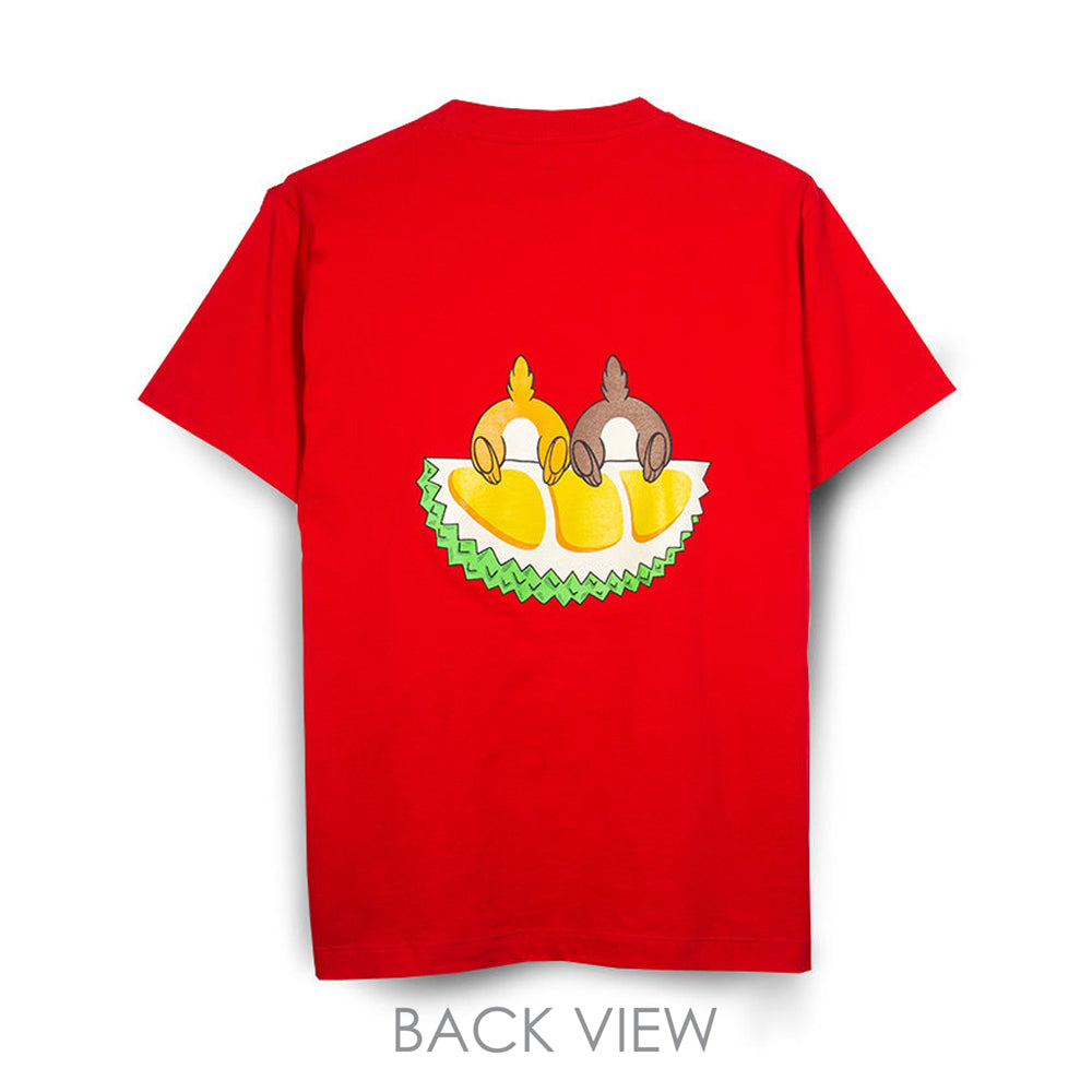 Goldwood Mickey Love SG Chip N Dale Durian Lover T-Shirt for Kids - Cute Disney Cartoon Graphic Tee for Boys & Girls - Perfect for School, Playdates & Family Outings