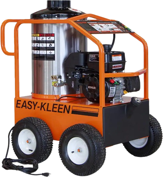 Easy Kleen EZO2703G 2700 PSI 3 GPM Gas Pressure Washer with Kohler 6.5 HP Engine & Hot Water - Heavy Duty Cleaning for Driveways, Decks, Siding & Commercial Use