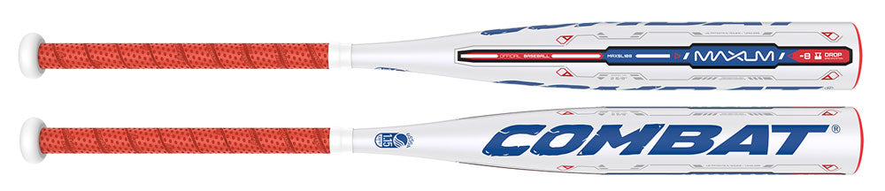 New Combat Maxum MAXSL108 Senior League Baseball Bat (8) NIW 2 5/8 - Perfect for Youth Baseball Games & Training