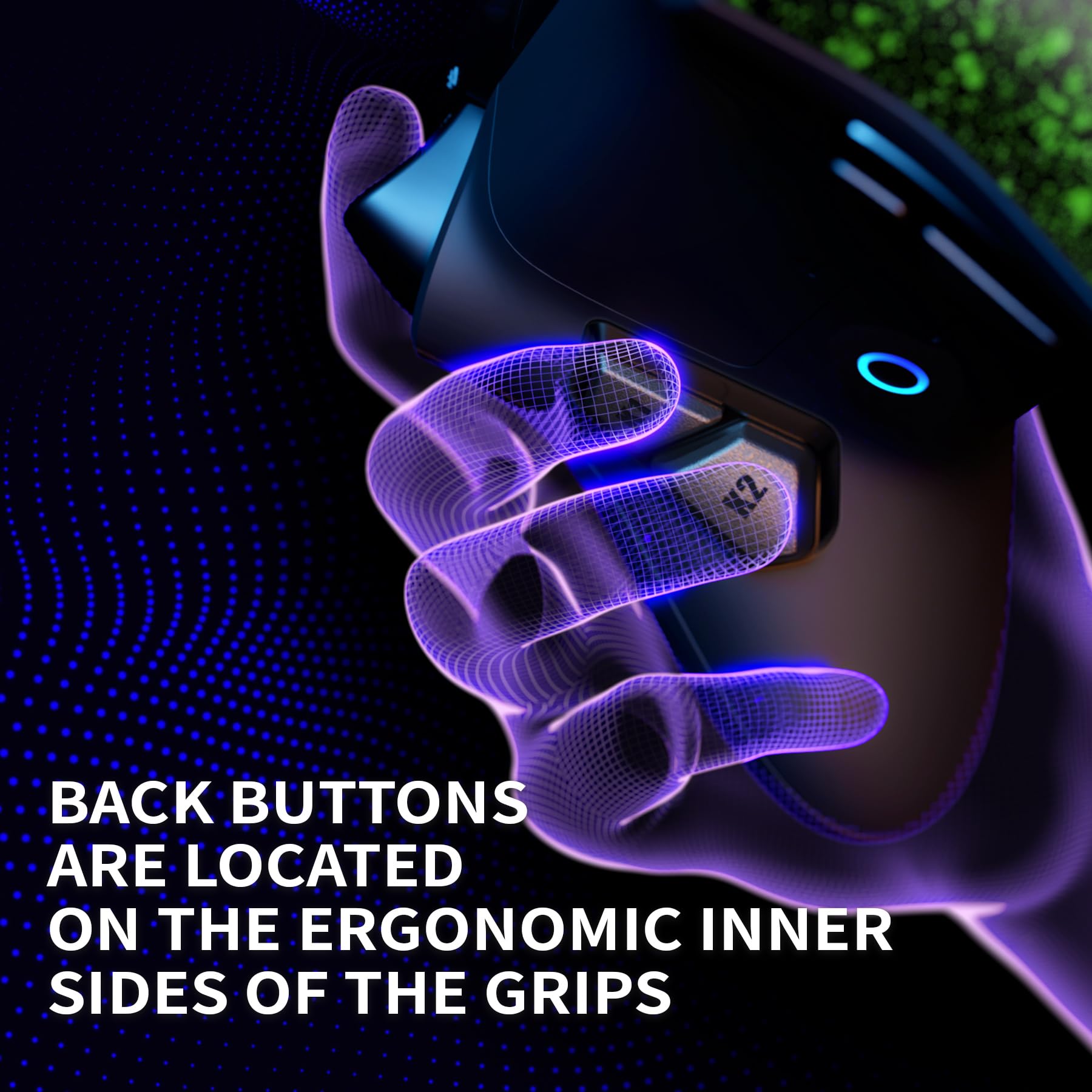 eXtremeRate VICTOR X Remap Kit for Xbox Series X/S Controller - 6 Profiles, Back Cover, Grip & 4 Back Buttons for Xbox Series X/S Joystick Model 1914 (Controller Not Included) - Non-Slip Green - Perfect for Competitive Gaming & Enhanced Gameplay