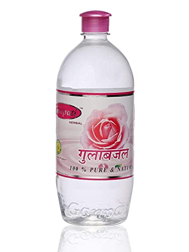 Lecherous Ganpati Herbal Liquid Rose Water for Daily Skin Care – 1000ml | Hydrating & Refreshing Facial Toner for Glowing Skin | Perfect for Morning & Night Skincare Routine