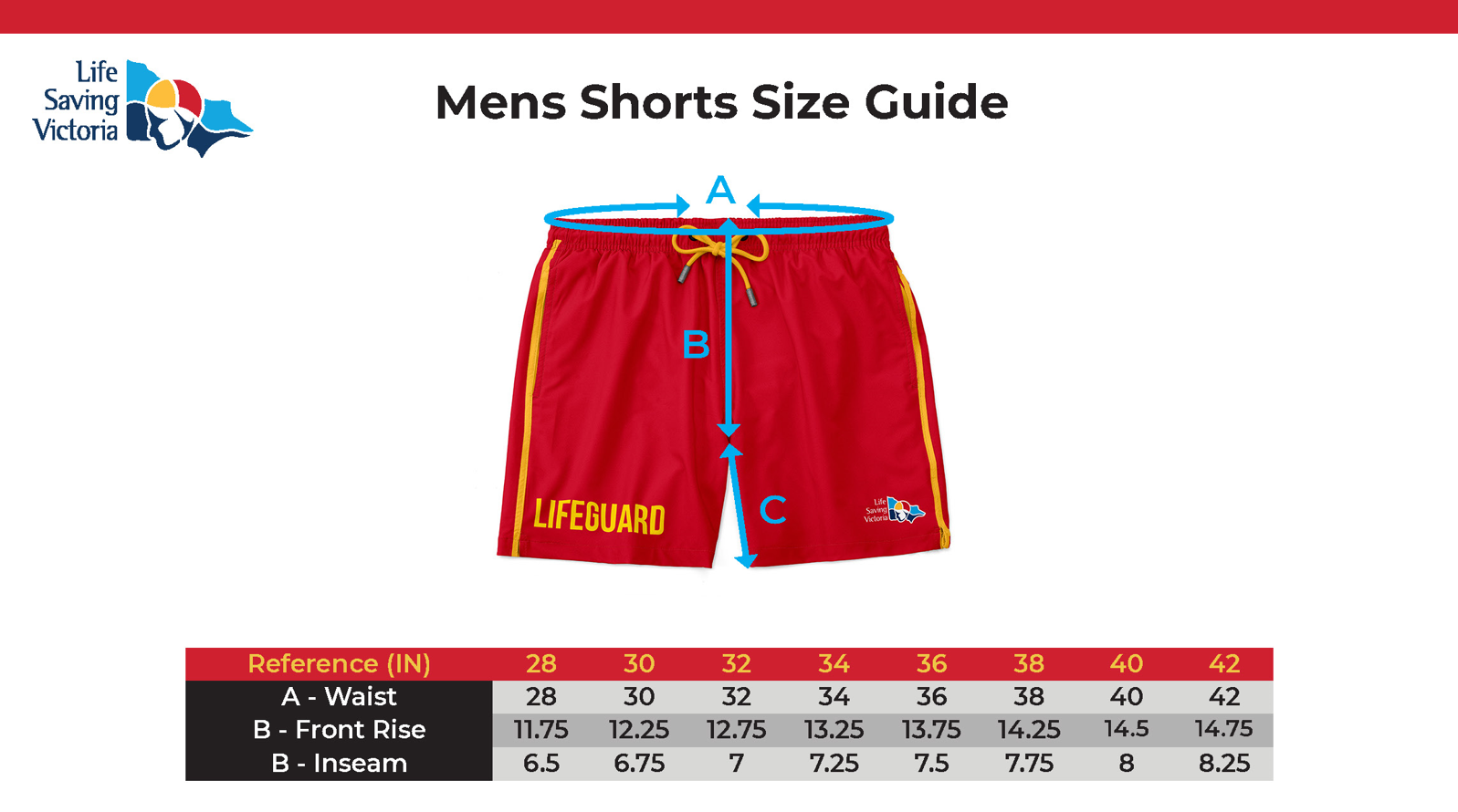 Men's Pool Lifeguard Shorts - Quick-Dry Swim Trunks for Lifeguards & Beach Safety - Perfect for Swimming, Lifesaving & Water Sports