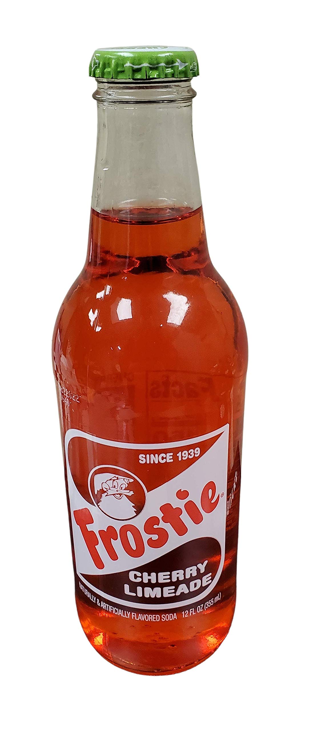 Frostie Cherry Limeade Soda - 12 oz Glass Bottles (Pack of 4) | Refreshing Drink for BBQs, Parties & Summer Gatherings