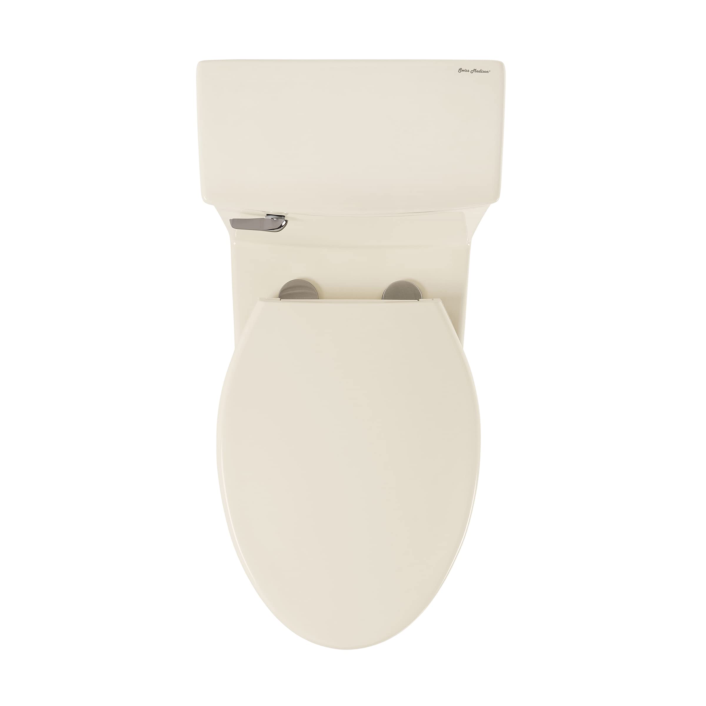 Swiss Madison Classe One Piece Toilet - Modern Elongated ADA Compliant Bathroom Toilet with Dual Flush 1.28 GPF, Front Flush Handle in Bisque Color - Perfect for Residential & Commercial Bathrooms, Hotels and Restrooms