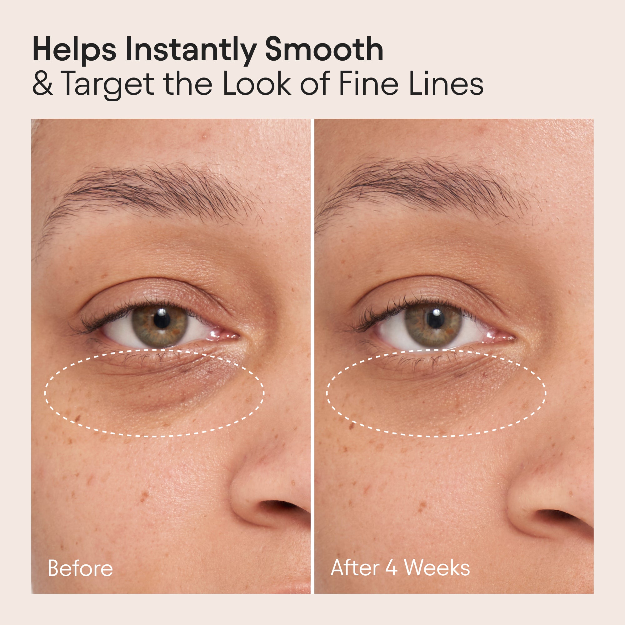 Line Filling Eye Balm - Anti-Aging Under Eye Cream for Dark Circles & Puffiness - Hydrating & Brightening Treatment for Wrinkles & Fine Lines - Perfect for Night Routine & Travel Skincare