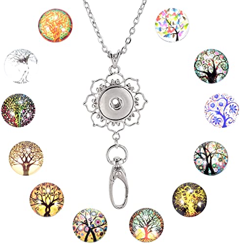 1+12 Tree Button Lanyard