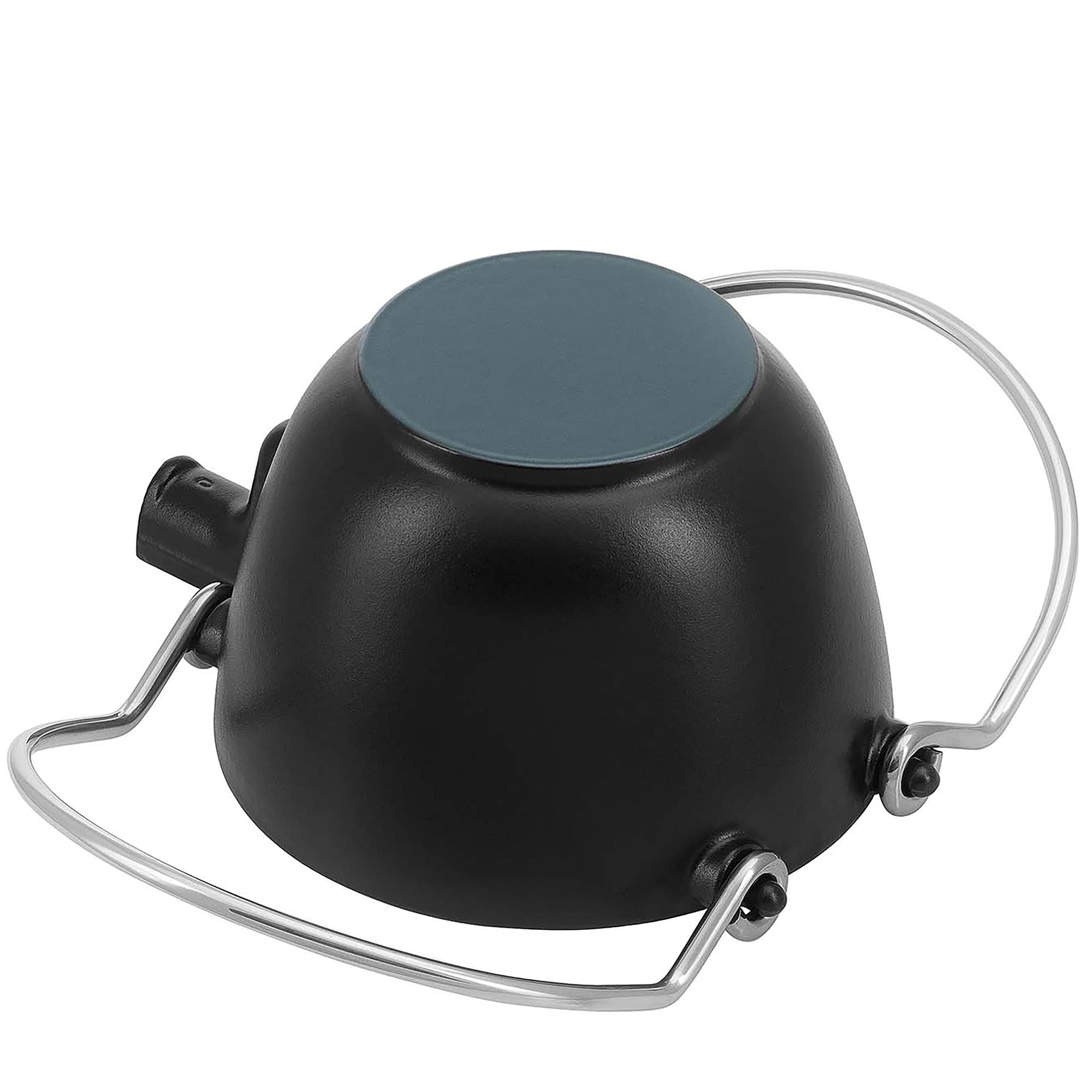 Staub 1-Quart Round Cast Iron Tea Kettle - Matte Black French-Made for Stovetop & Tea Brewing | Perfect for Home Kitchen & Gift Giving