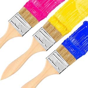 **Utoolmart Premium Wood & Pig Hair BBQ Grill Brush - Heavy Duty Wire Bristles, Soft Comfortable Handle (2-Pack) - Perfect for Outdoor Grilling, Camping, Backyard BBQ & Christmas Gifts**