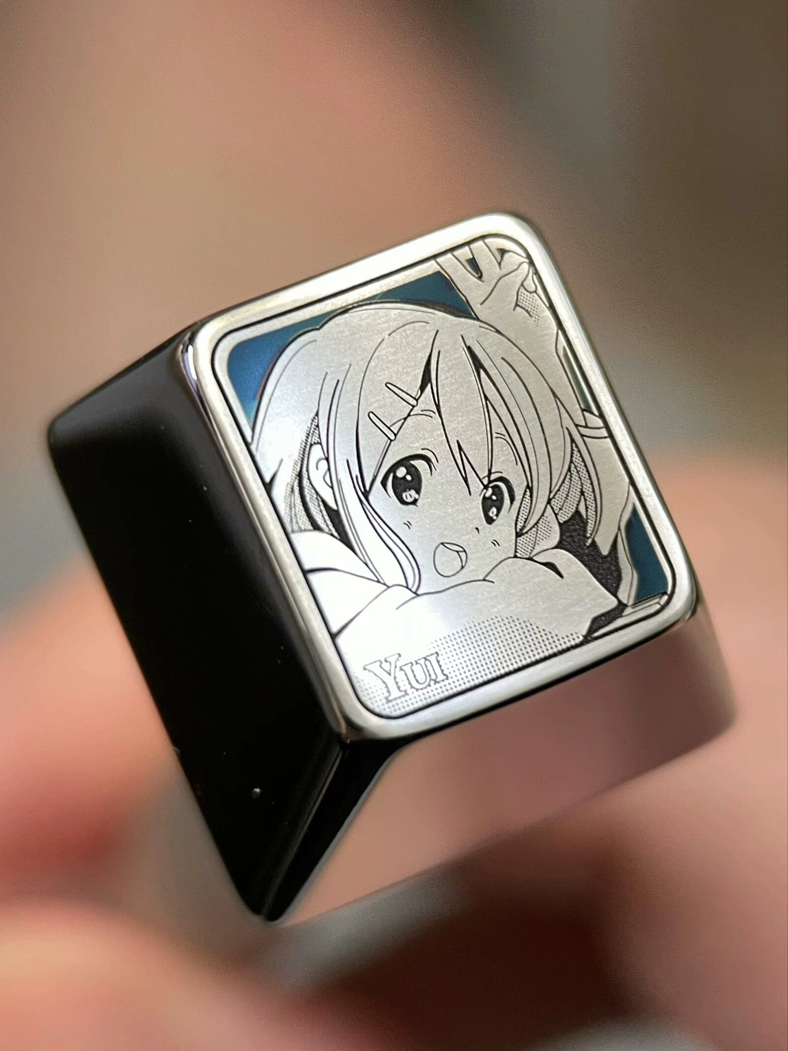 K ON Five Person Team Anime Themed Titanium Alloy Keycap Set - Custom Mechanical Keyboard Keycaps for Gaming & Typing Enthusiasts | Perfect for PC, Mac, and Mechanical Keyboard Lovers