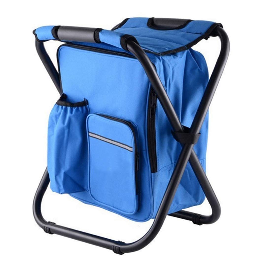 Canary Folding Camping Chair with Cooler Backpack - Portable Stool & Picnic Bag for Hiking, Fishing, Beach & Outdoor Activities | Insulated Storage Seat with Camouflage Design | Perfect for BBQ, Travel & Camping Gear