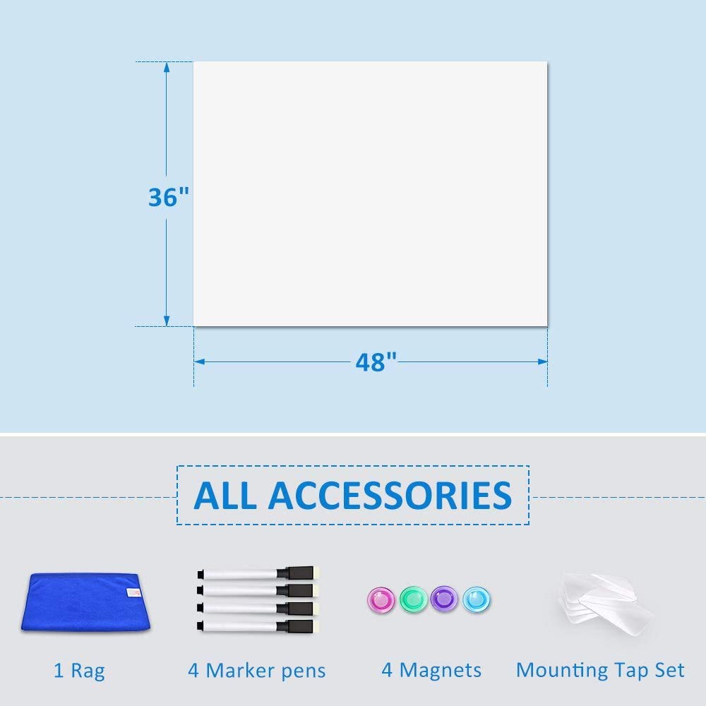 Magnetic Whiteboard Contact Paper - 48