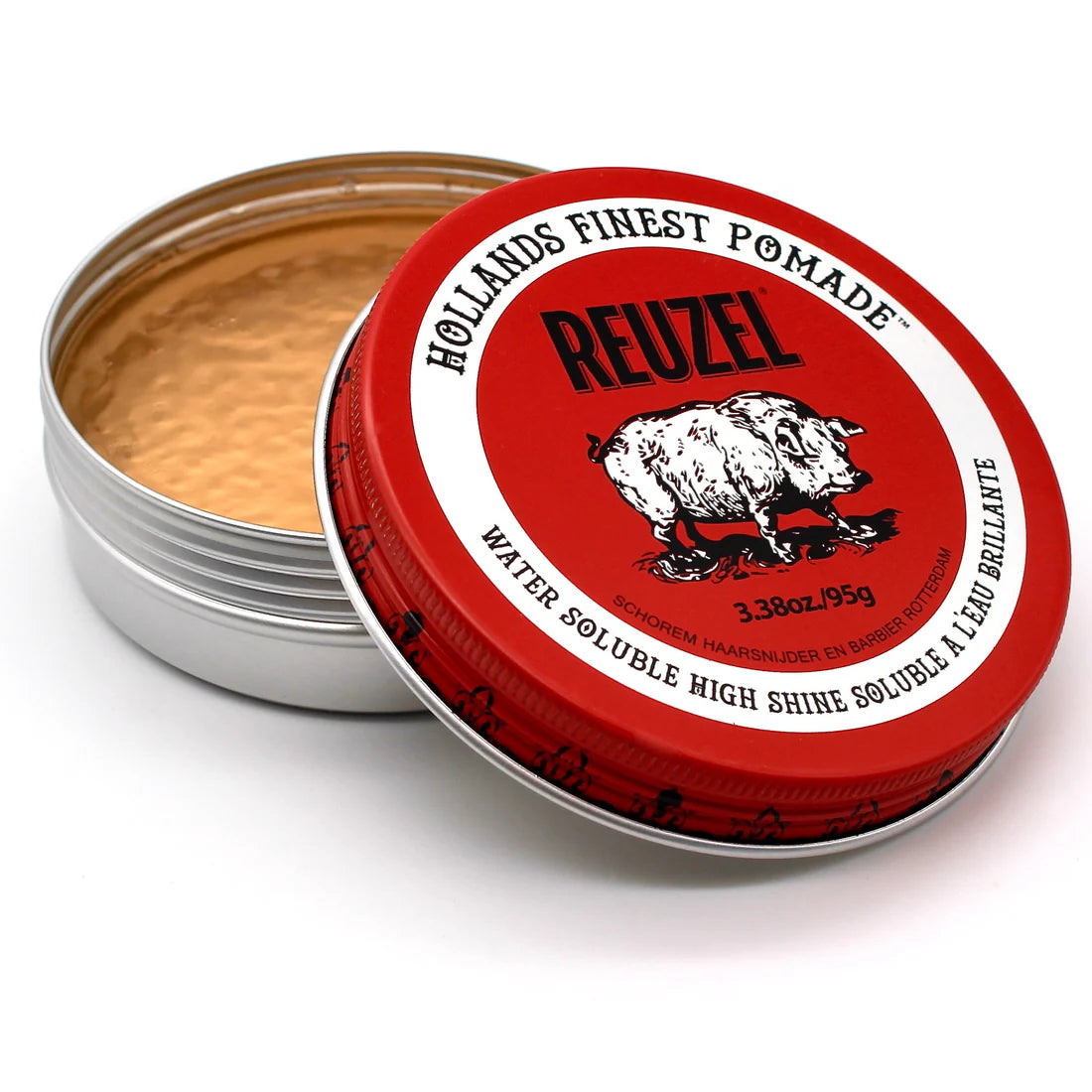 Reuzel Red Pomade - Strong Hold Hair Styling Wax for Men - Perfect for Slick Back, Pompadour & Classic Hairstyles - Ideal for Daily Use & Special Occasions