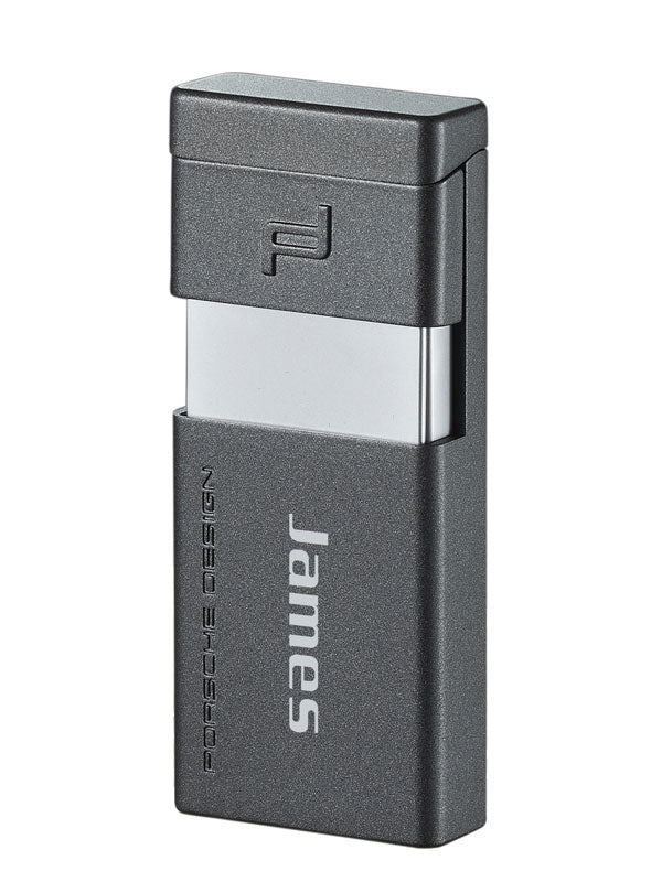 Porsche Design Eifel Torch Flame Lighter - Premium Windproof Butane Lighter in Sleek Grey | Perfect for Outdoor Adventures, Camping & Cigar Enthusiasts