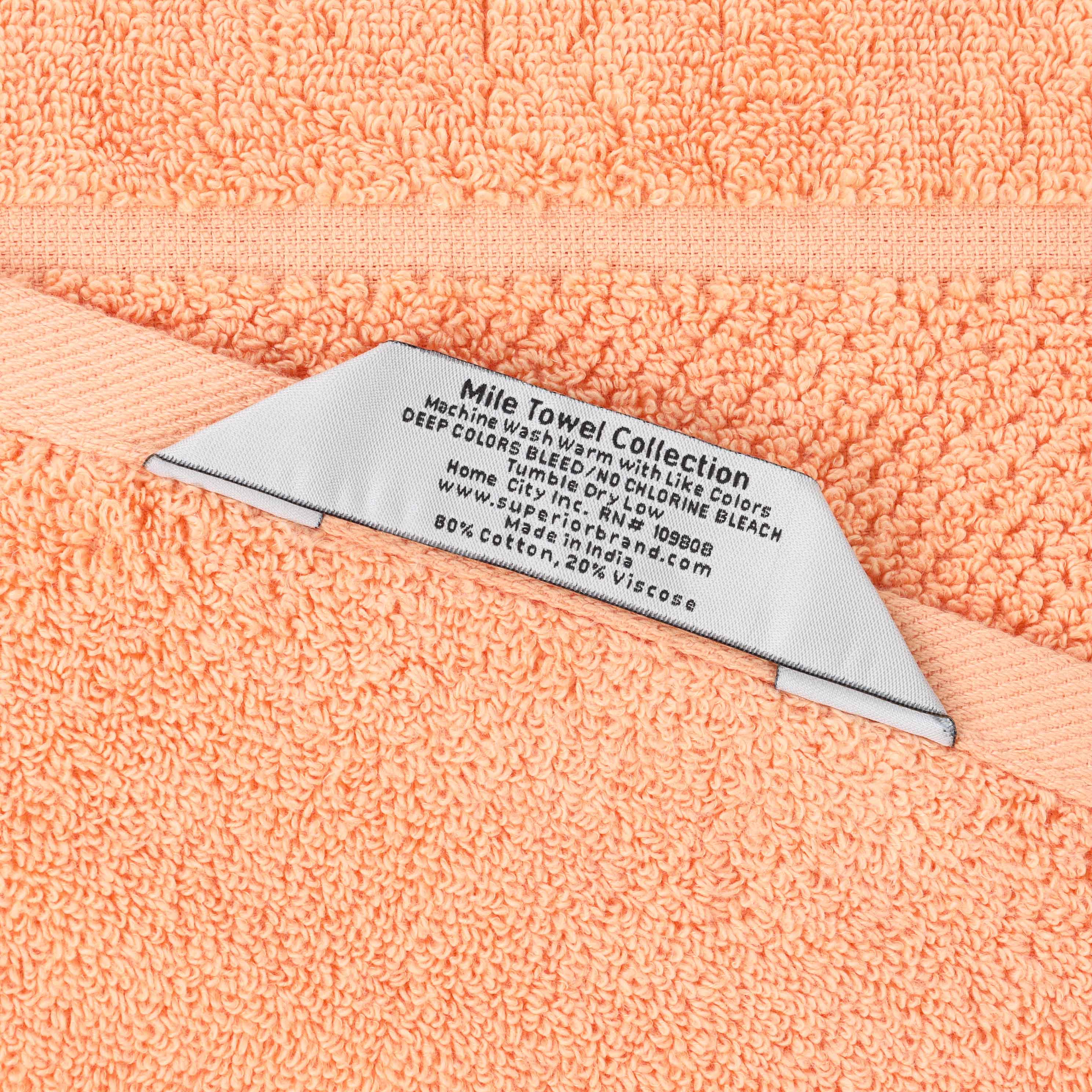 Premium Mile Smart Twist Cotton Bath Towels Set of 2 - Ultra Soft, Absorbent & Quick-Drying Luxury Bath Sheets with Broad Border - Perfect for Spa, Hotel & Home Bathroom Use