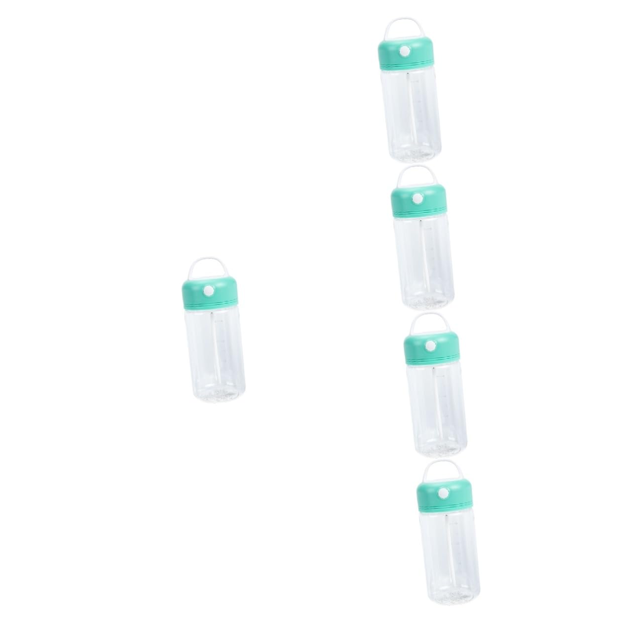 ULTECHNOVO 5-Piece Protein Shaker Bottle Set - Electric Mixing Bar, BPA-Free Gym Bottles for Protein Powder & Supplements - Perfect for Workout, Fitness & Post-Training Recovery
