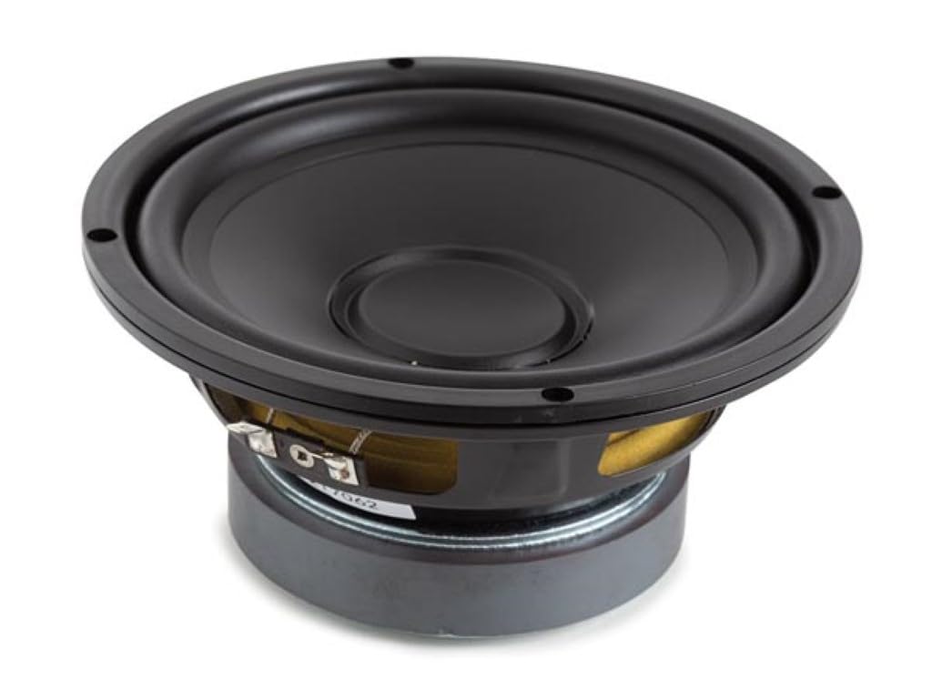 HQ-Power 6.5 Inch 250W High Performance Subwoofer Speaker with 125W RMS & 8Ω Impedance - Perfect for Home Theater, Car Audio, and Live Music Events (Black)