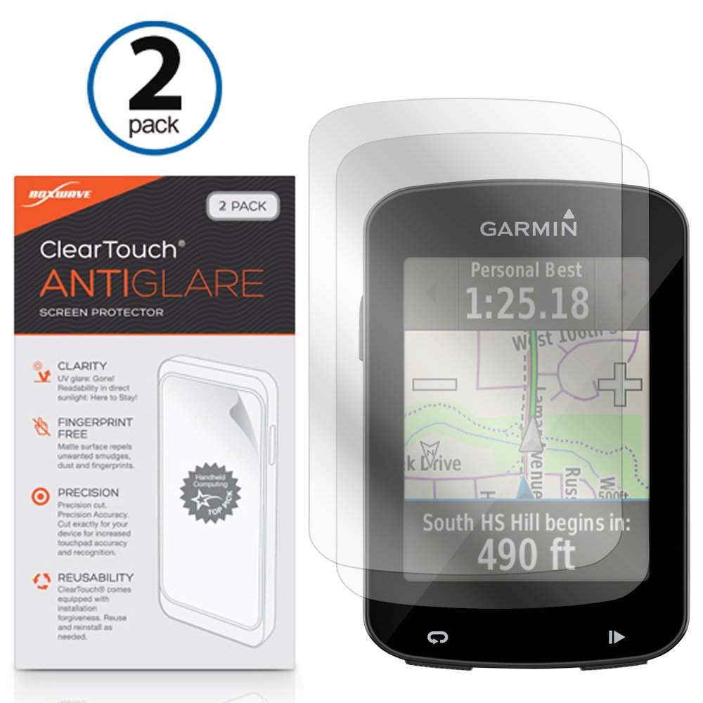 Garmin Edge 820 Screen Protector - Anti-Glare & Anti-Fingerprint (2-Pack) for Cycling GPS