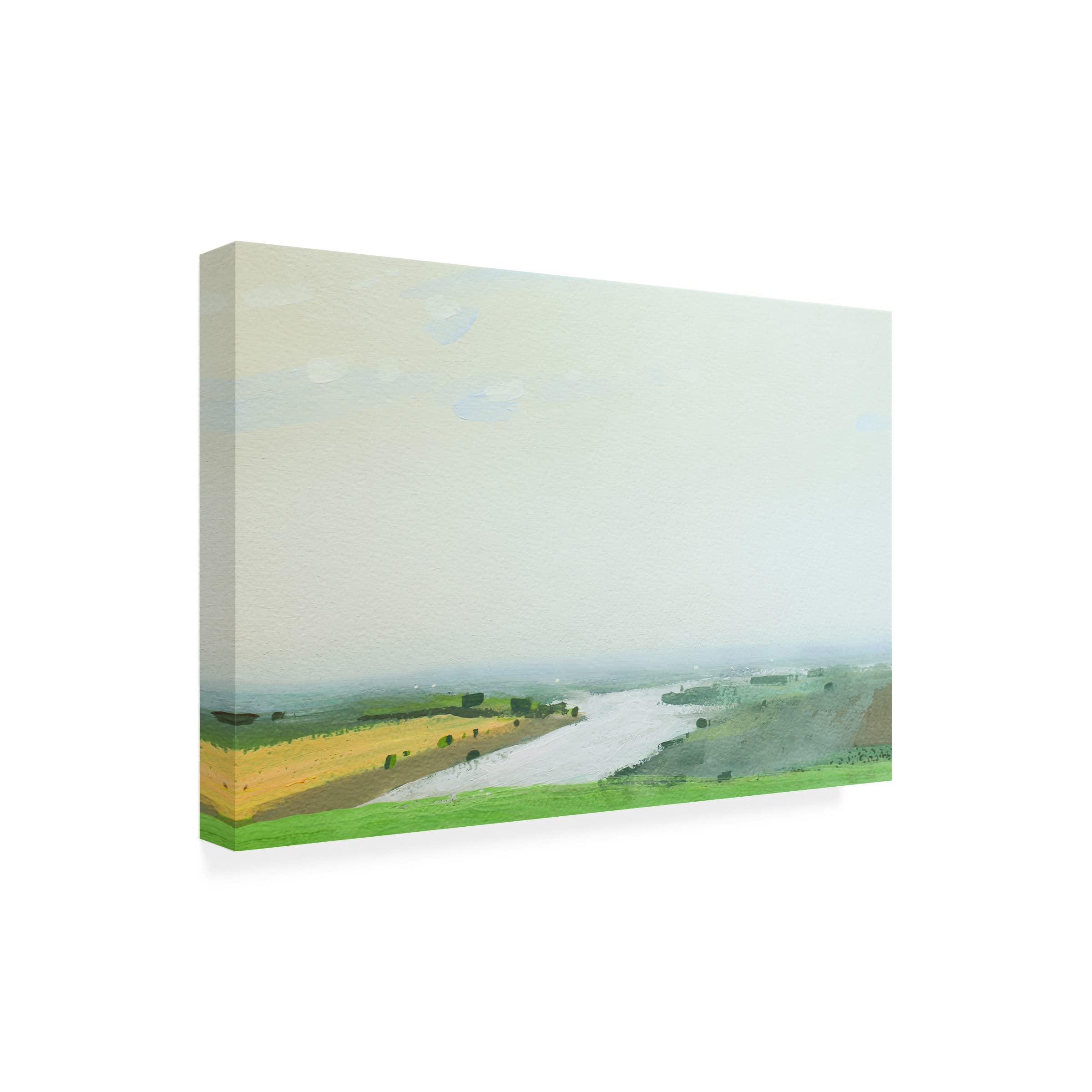 Trademark Fine Art 'Vodobud' Canvas Wall Art Painting by Igor Nekraha - Modern Home Decor for Living Room, Bedroom & Office
