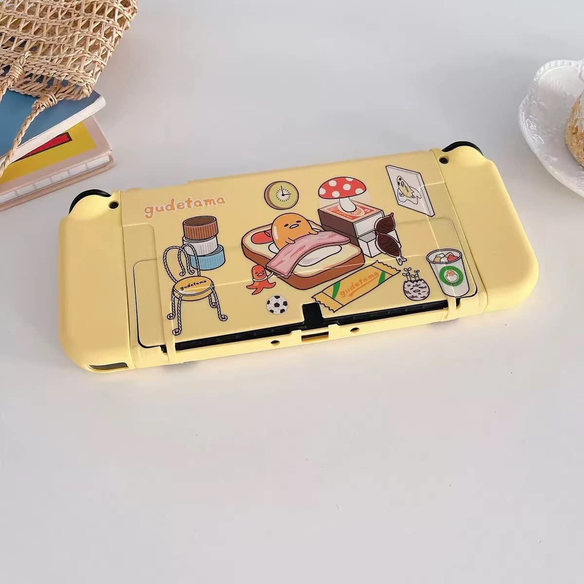 Cute Crayon Shin-chan Protective Case for Nintendo Switch OLED - Dockable Soft TPU Cover with Ergonomic Grip for Joy-Con Controllers | Perfect for Gaming, Travel & Anime Fans Collection