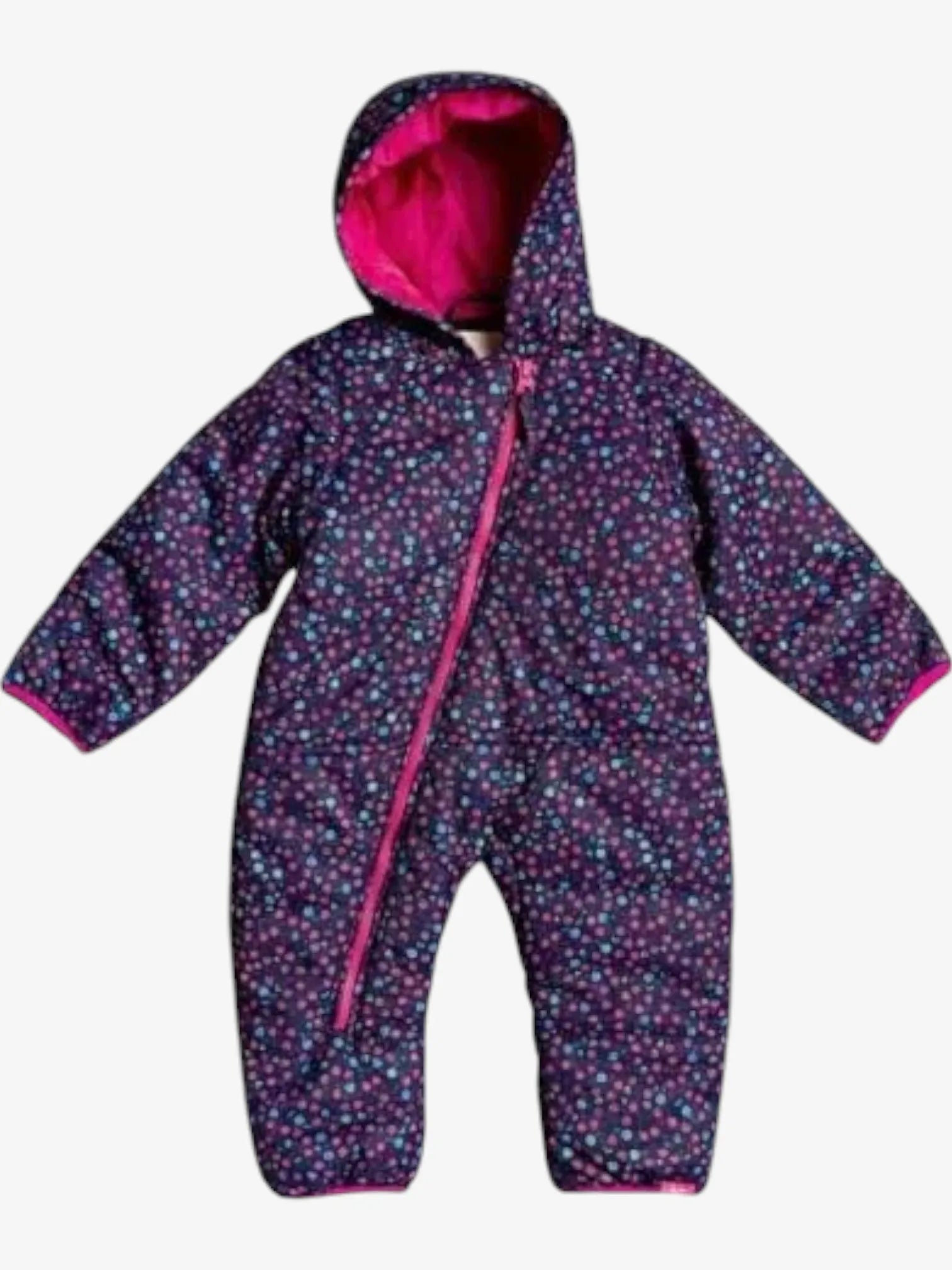 Roxy Snow Rose Navy Blue Print Romper - Women's Casual Jumpsuit for Summer Outfits, Beachwear & Vacation Style