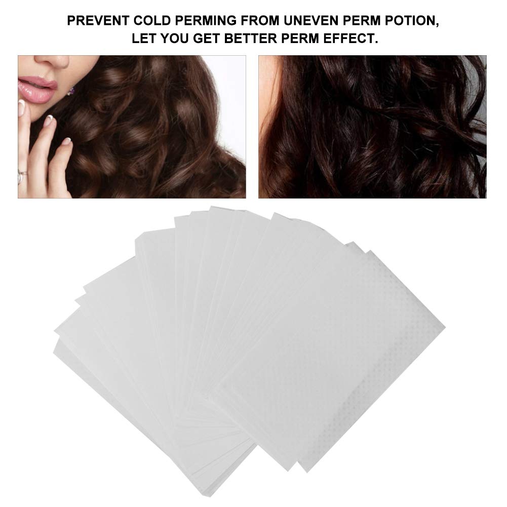 Uxsiya 500PCS Disposable Perm Rods - Thickened Wave Perming Paper Strips for Hair Curling & Styling - Professional Salon Quality Hair Dye Perm Tools (Great for Home & Salon Use)