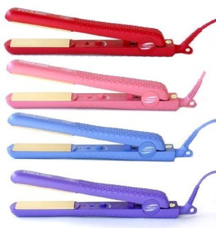 1.5 Inch Pink Infusion Flat Iron - Professional Ceramic Hair Straightener for Smooth & Shiny Hair - Perfect for Home & Salon Use