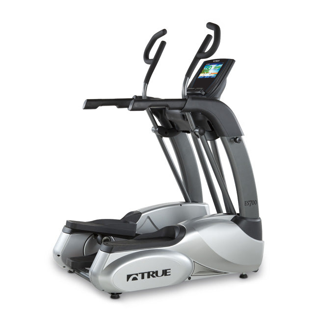TRUE ES700 Home Elliptical Trainer with LCD Display - Low Impact Cardio Machine for Full Body Workout - Perfect for Home Gym, Weight Loss & Fitness Training