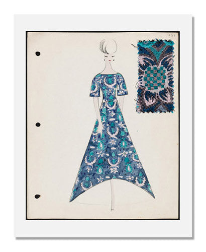 Arnold Scaasi Sketch Book Fall 1961 - Vintage Fashion Designer Sketch Collection for Art Inspiration & Fashion Design Studies