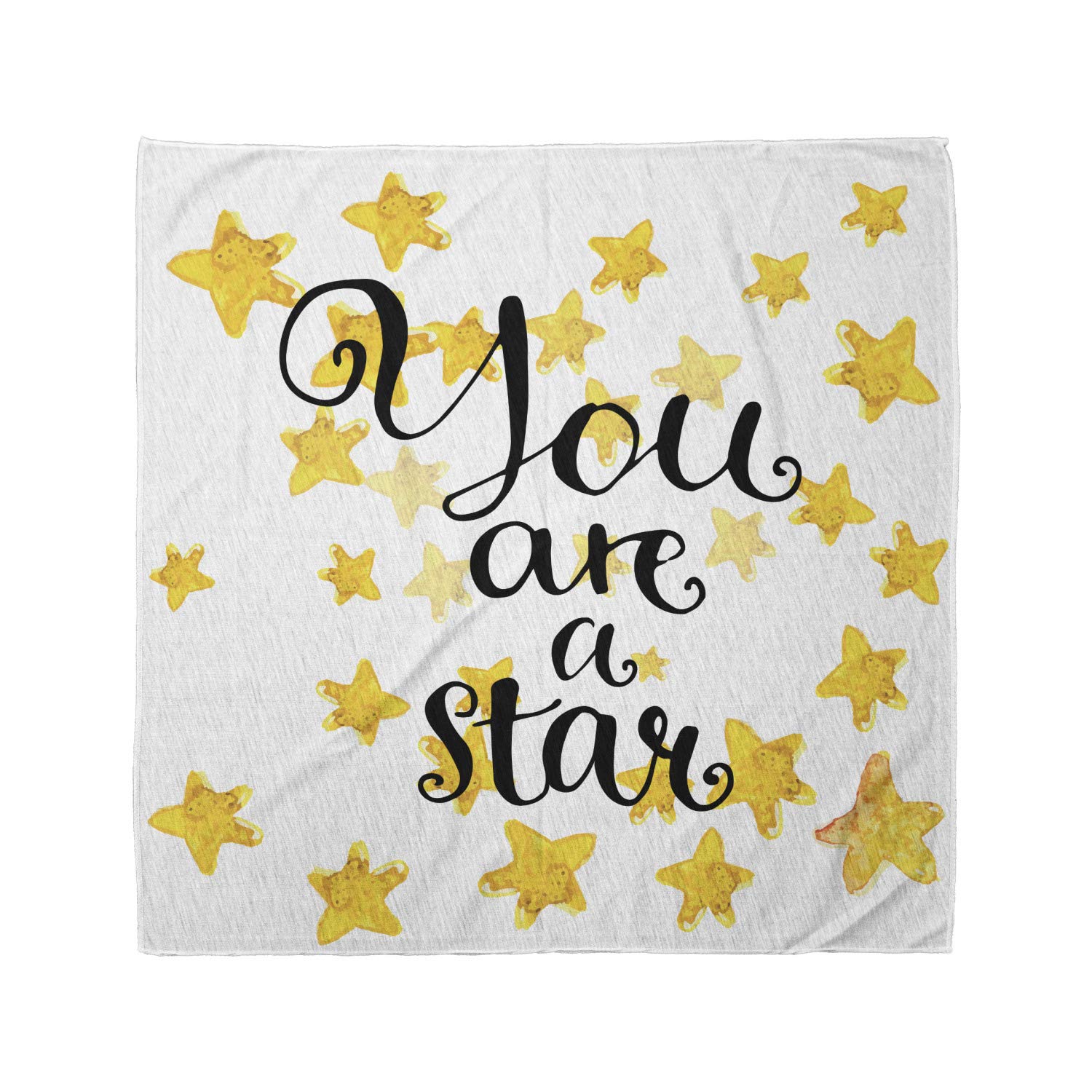 Ambesonne Watercolor Stars Bandana - Stylish Unisex Head & Neck Scarf for Men & Women - Perfect for Outdoor Activities, Music Festivals & Casual Fashion