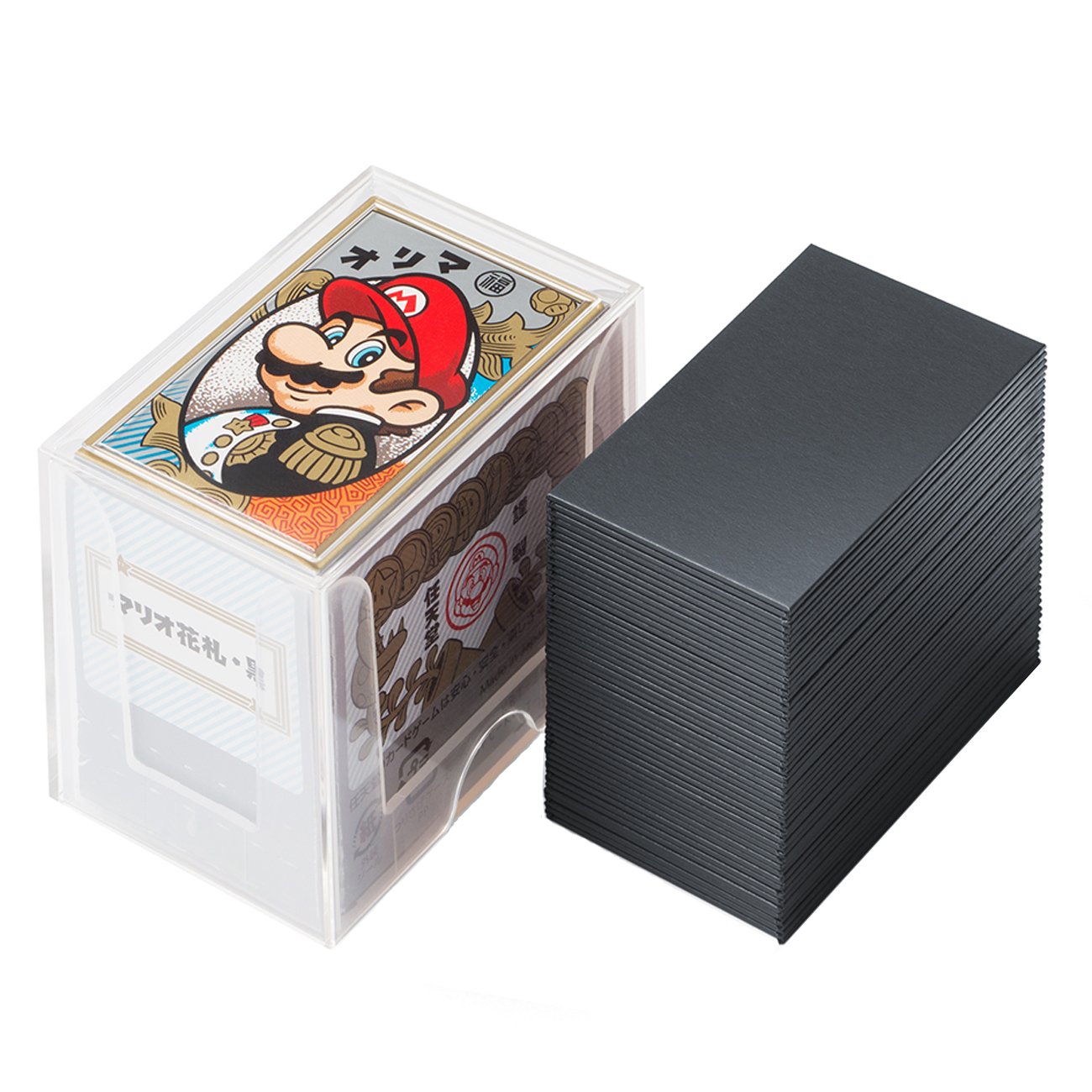 Nintendo Mario Themed Playing Cards - Black Deck for Game Nights, Parties & Collectors | Official Mario Merchandise
