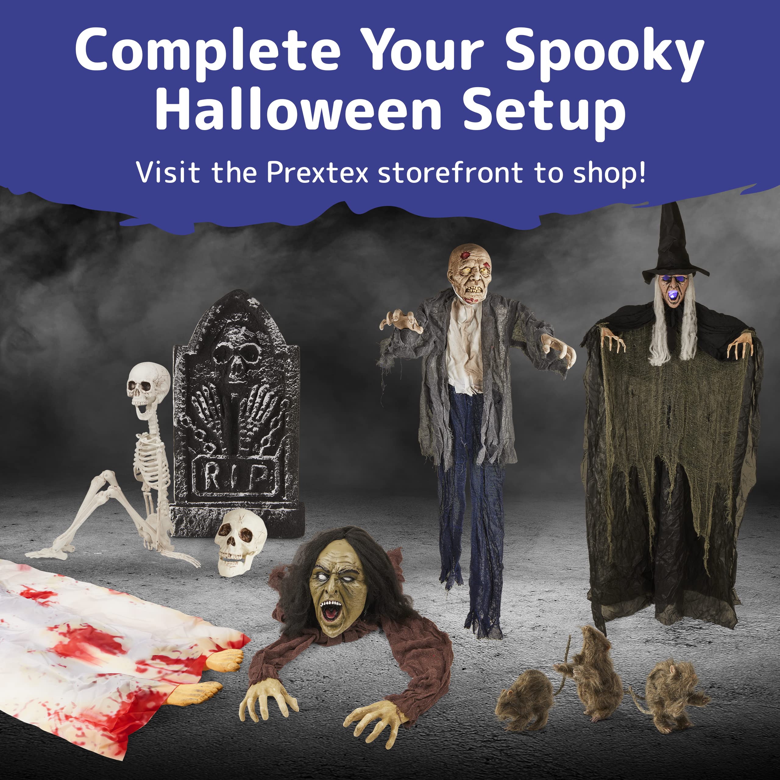5ft Halloween Dead Body Prop - Scary Haunted House & Cemetery Decor for Outdoor