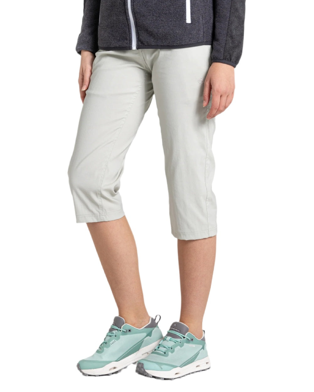 Craghoppers Kiwi Pro Crop II Trousers - Women's Outdoor Hiking Pants with UPF 50+ Sun Protection & Quick-Dry Fabric - Perfect for Hiking, Travel & Adventure Activities