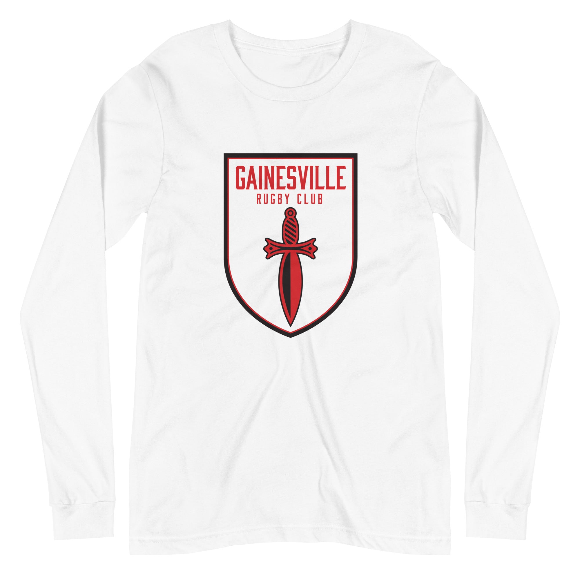 Gainesville Spartans RFC Long Sleeve Social T-Shirt - Comfortable & Stylish Rugby Apparel for Fans, Team Spirit & Casual Wear