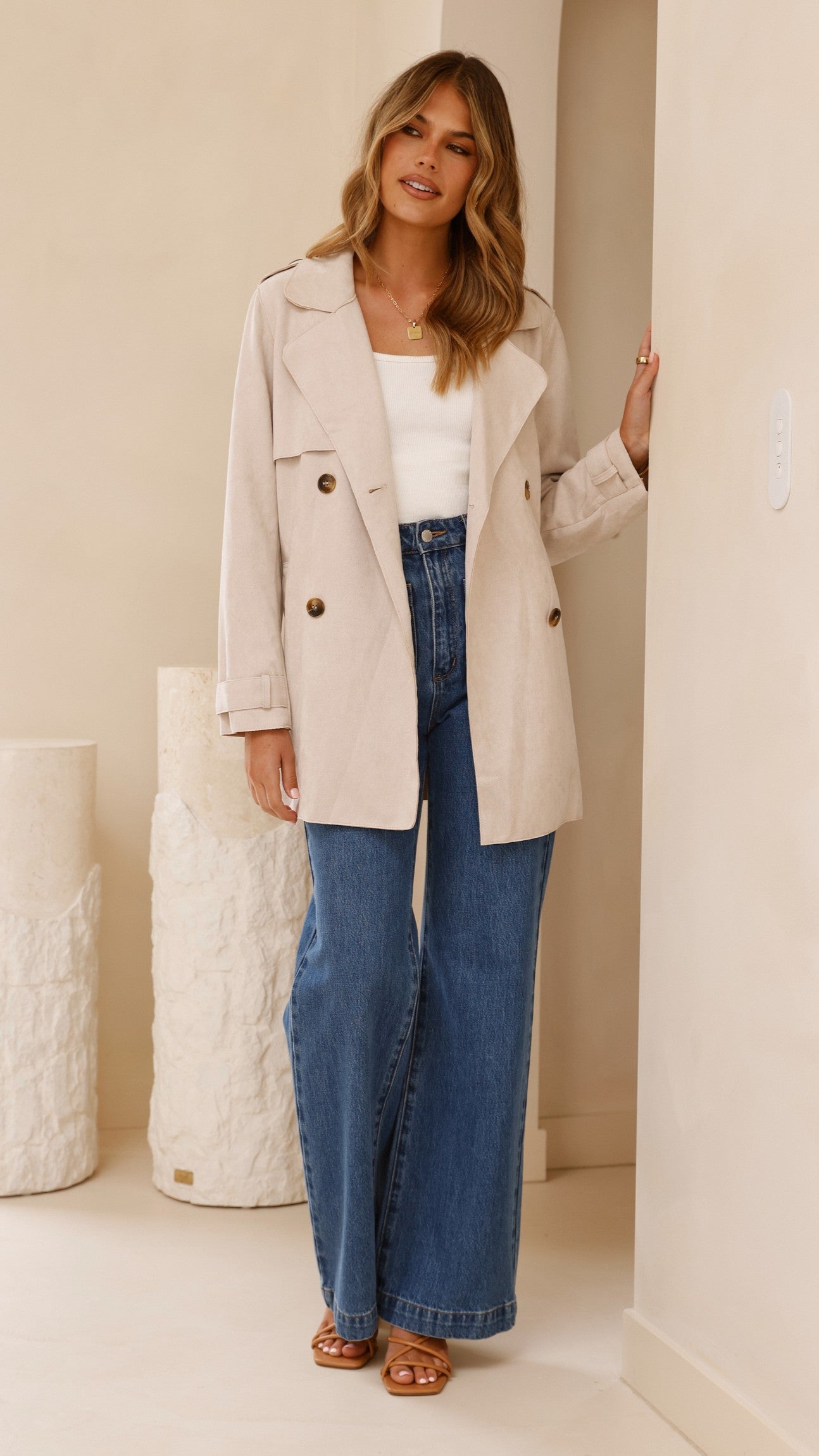 Jaya Coat - Natural Women's Winter Jacket for Outdoor Activities & Casual Wear | Warm & Stylish Outerwear for Cold Weather