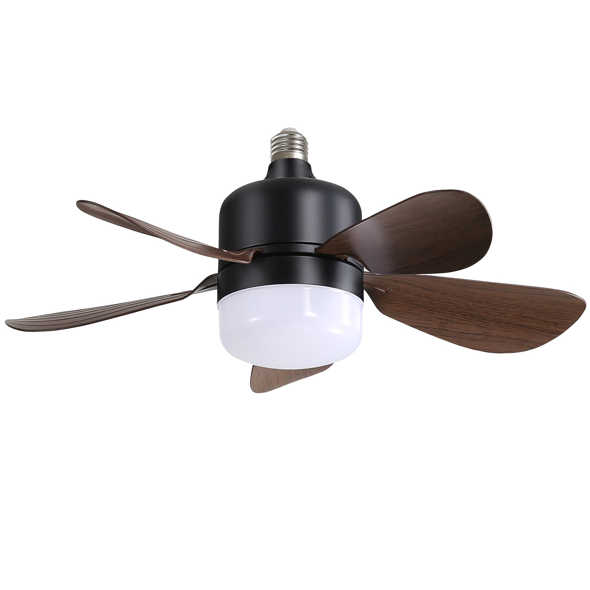 16 Inch Ceiling Fan with Remote Control, 3 Color Lighting Options, E26 Screw Base - Perfect for Bedroom, Living Room and Home Office Cooling & Lighting