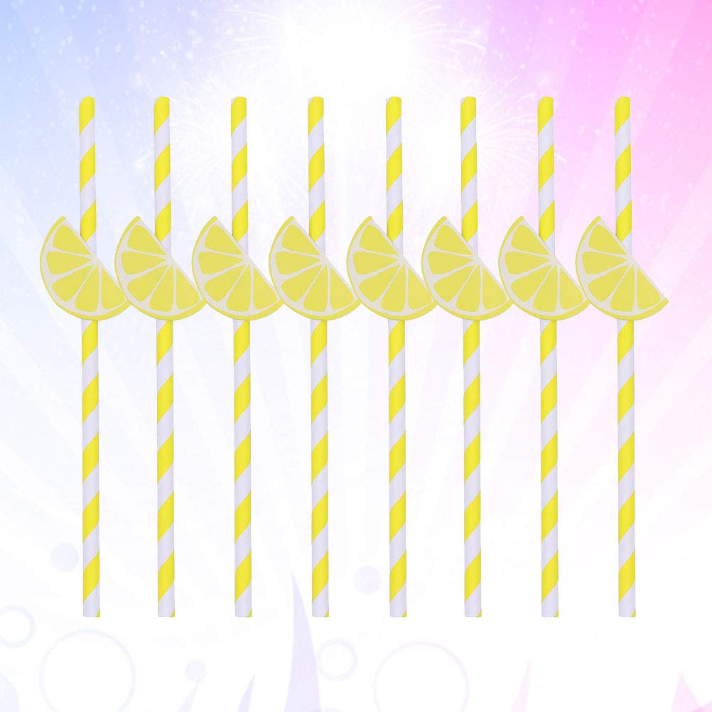 DOITOOL 30-Pack Biodegradable Paper Straws for Parties - Eco-Friendly Drinking Straws for Birthday, Wedding, Baby Shower & Summer Beverages