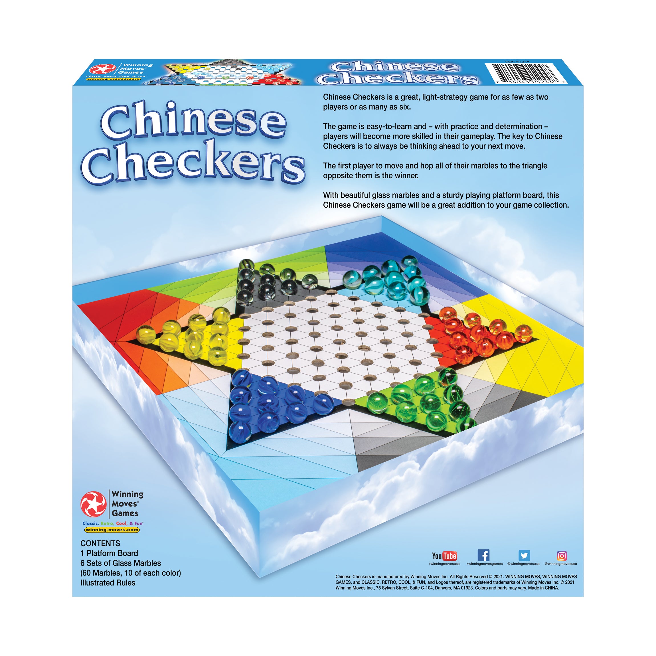 Handcrafted Classic Chinese Checkers Wooden Board Game Set - Fun Strategy Game for Family Game Nights & Kids Educational Play