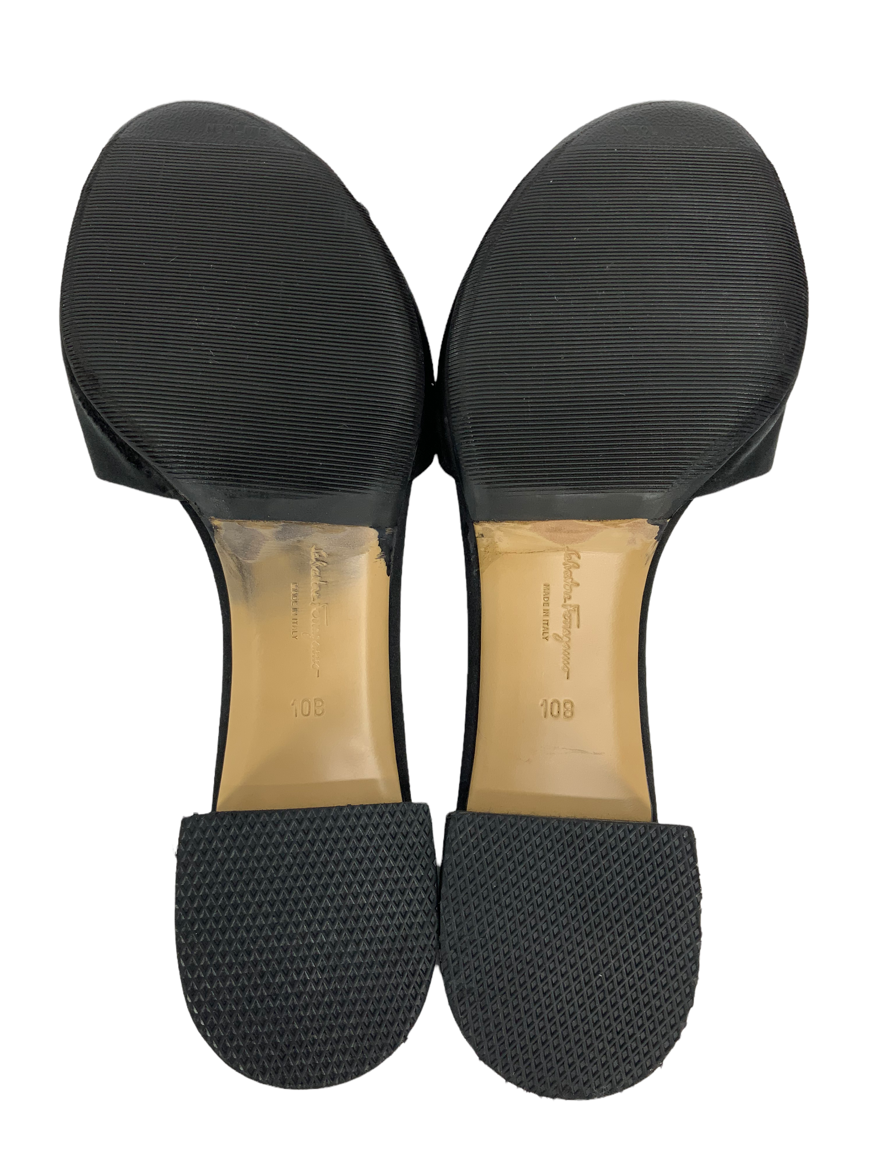 Salvatore Ferragamo Women's Size 10 Satin Slide Sandals with Swarovski Crystals | Luxury Designer Slides for Summer, Beach & Wedding Occasions