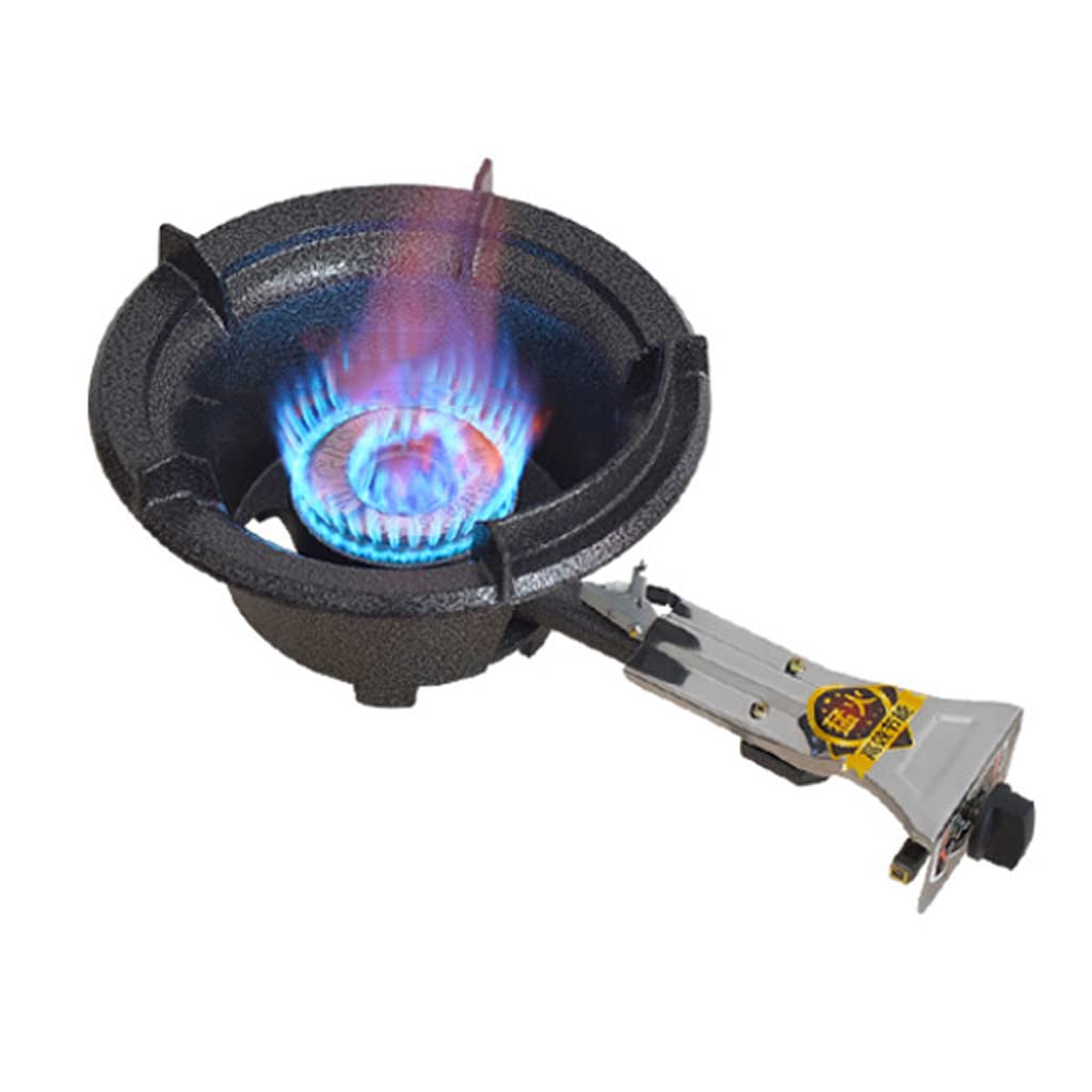Commercial LPG Gas Stove - Single Burner Electric Ignition Cooktop for Hotel & Restaurant - Heavy Duty High Pressure Gas Hob - 4 Sizes Available - Perfect for Commercial Kitchens & Outdoor Catering