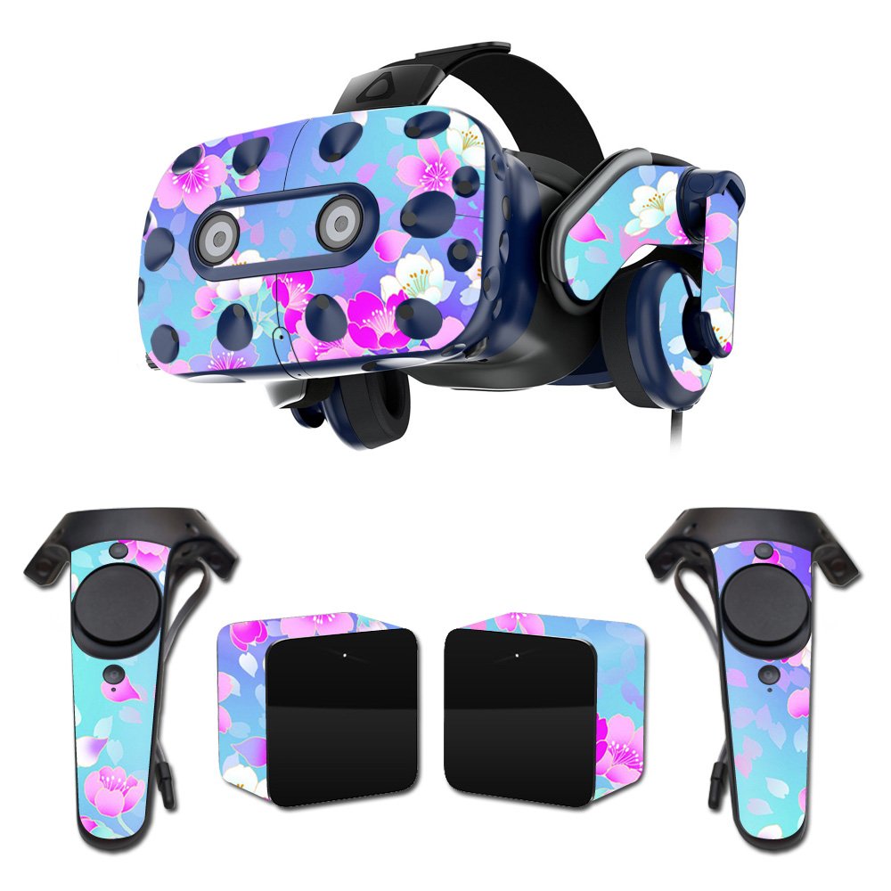 MightySkins Vinyl Decal Wrap Cover for HTC Vive Pro VR Headset - Bloom Design | Protective, Durable, Customizable Skin | Easy to Apply & Remove | Made in USA | Perfect for Gaming, VR Enthusiasts & Personalization
