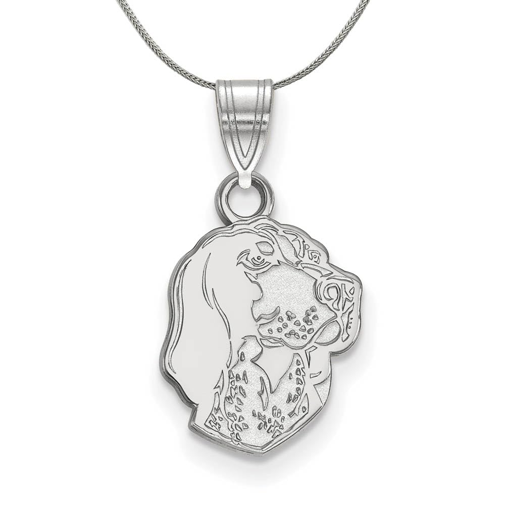 Black Bow Sterling Silver University of Tennessee Small Pendant Necklace - Perfect for Graduation Gifts, Alumni Pride & Tennessee Volunteers Fans