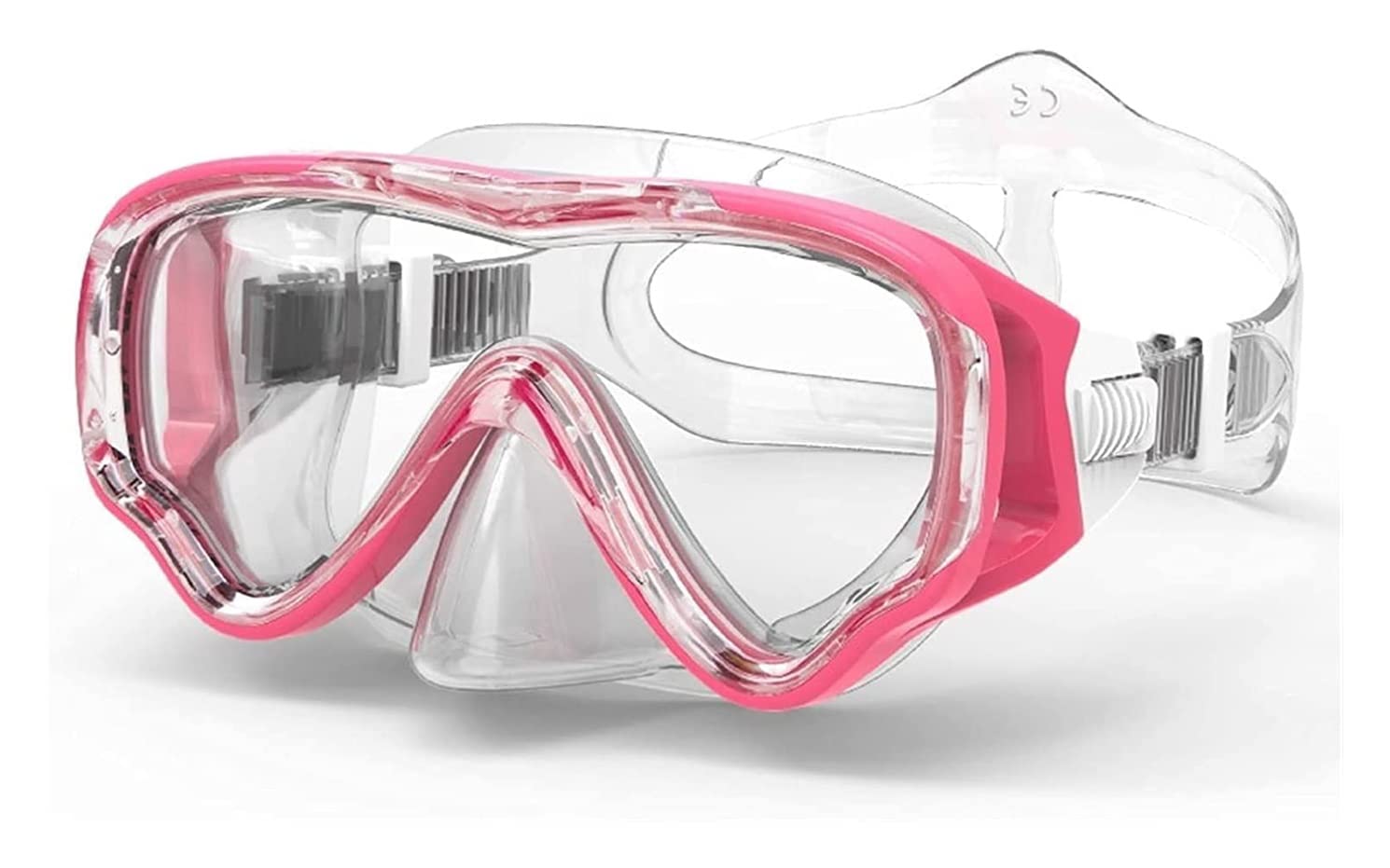 Anti-Fog Scuba Diving Mask & Snorkel Set for Kids - Pink Underwater Swimming Goggles with Easy Breath Tube for Snorkeling, Pool, Beach & Ocean Adventures