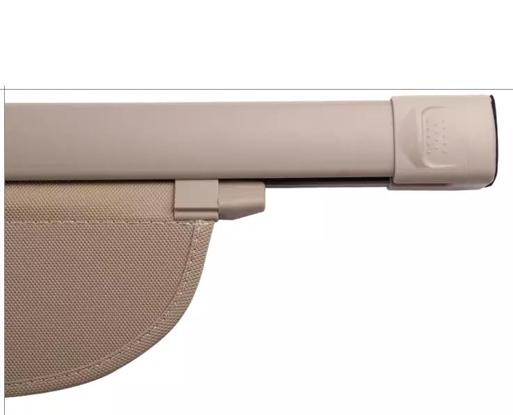 Retractable Cargo Cover for Honda Pilot 2003-2008 | All-Weather Trunk Shade | Privacy Screen & Security Protection | Beige Tonneau Cover | Perfect for Road Trips, Grocery Hauling & Vehicle Organization